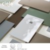 Receveur douche rectangulaire INFINITO de Ceramica Cielo, largeur 80 cm, céramique blanc