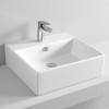  Vasque à poser compact 50x48 cm QUADRO céramique blanche-BB-P1