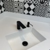 Robinet lavabo électronique design RAN, noir mat_P2