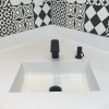 Robinet lavabo électronique design RAN, noir mat_P3