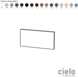 Dosseret 48x23 cm design ELLE TONDA de Ceramica Cielo, céramique 17 coloris
