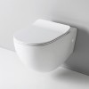 Abattant WC blanc brillant SLIM pour cuvette FILE 2.0 de Artceram, déclipsable, fermeture ralentie_P2