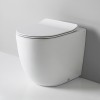 Abattant WC blanc brillant SLIM pour cuvette FILE 2.0 de Artceram, déclipsable, fermeture ralentie_P3