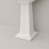 Colonne pour lavabo rétro HERMITAGE de Artceram, céramique blanc brillant - P2