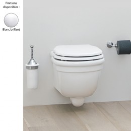 Cuvette WC suspendue rétro ELLADE-HERMITAGE céramique blanc brillant