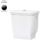 Réservoir WC attenant 42x41 pour cuvette HERMITAGE de Artceram, céramique noir brillant