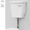 Réservoir WC suspendu basse position 42x41 HERMITAGE de Artceram, céramique blanc brillant