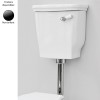 Réservoir WC suspendu basse position 42x41 HERMITAGE de Artceram, céramique noir brillant