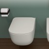 Cuvette WC sans bride suspendue design ERA de Ceramica Cielo, 37x53 cm, céramique blanc mat (TALCO)