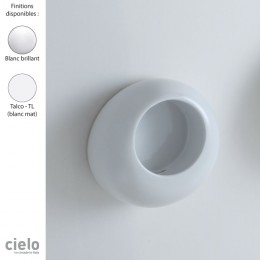 Urinoir suspendu design MINI BALL de Ceramica Cielo, 47x24xH50 cm, céramique blanche