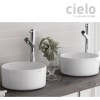 Vasque ronde à poser Ø25 cm design MINIMO-SHUI COMFORT de Ceramica Cielo, céramique blanc brillant_A1