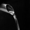 Mitigeur baignoire au sol PURE, inox brossé_D2