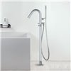 Mitigeur baignoire sur pied design DIAMETRO35, bec haut 77 cm, chromé_P2