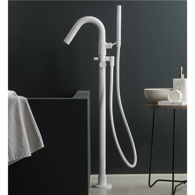 Mitigeur baignoire sur pied DIAMETRO35, bec haut 77 cm