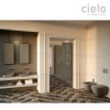 Vasque carrée à poser 40x40 cm design SHUI COMFORT de Ceramica Cielo, céramique, arenaria_A1
