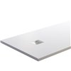 Receveur douche carré blanc ARDESIA extra-plat, résine texturée, 80x80 - 90x90 - 100x100 cm_D1