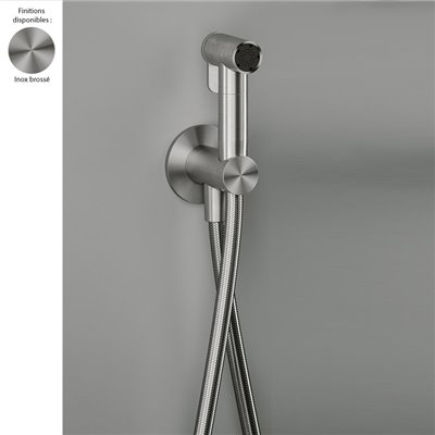 BbfStyle - Marque Française - Kit douchette WC - idéal pour les  installations ayant une arrivée d'eau à provenance verticale ou horizontale  par tuyau rigide - Standard Français - Métallique - Taharat : :  Bricolage
