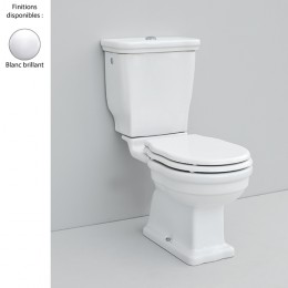 Pack WC rétro Ellade de Hidra Ceramica, sortie verticale, céramique blanc brillant_P2