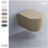 Cuvette WC suspendue compacte SMILE MINI 35x48 cm, céramique 6 coloris