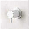 Mitigeur lavabo ou douche encastré 1 sortie Diametro35, blanc_P2