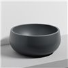 Vasque ronde à poser Ø43xH19 cm TINO de Cielo, céramique Basalto