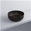 Vasque ronde à poser Ø40xH15 cm ERA SMALL, céramique noir mat