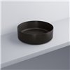 Vasque ronde à poser Ø40 cm SHUI COMFORT, céramique noir mat
