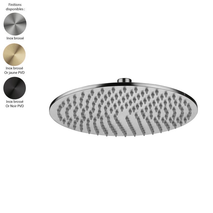 Rallonge De Pommeau De Douche 10 Cm - Filetage G1/2, Nickel Brossé, Acier Inoxydable