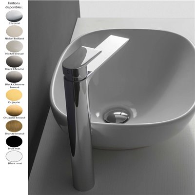 Robinet mitigeur lavabo et vasque salle de bain design