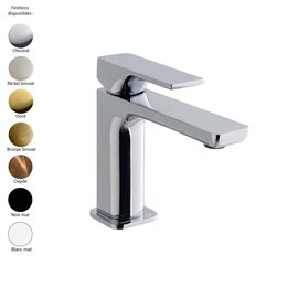 Mitigeur lavabo à poser HASK, bec haut 10 cm, saillie 12,5 cm