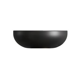Vasque ronde à poser Ø50 cm JOLIE, céramique noir mat_P1
