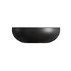 Vasque ronde à poser Ø50 cm JOLIE, céramique noir