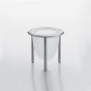 Gobelet de salle de bain design KHALA, verre et Cromall_P1