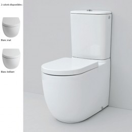 Réservoir WC attenant 34x42 pour cuvette FILE 2.0 de Artceram, céramique blanc brillant ou mat - A1