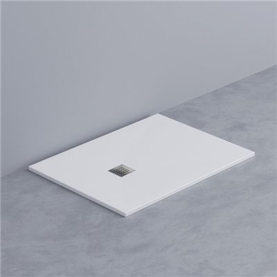 Receveur douche rectangulaire INFINITO H3, céramique blanche, largeur 90 cm, 3 longueurs