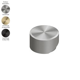Mitigeur à poser 1 sortie en inox STEREO 63, cartouche traditionnelle
