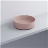 Vasque ronde à poser Ø40 cm design SHUI COMFORT de Ceramica Cielo, céramique Cipria_P3