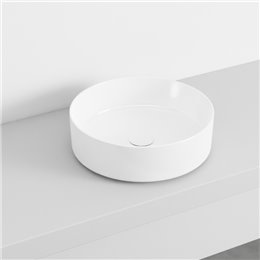 Vasque ronde à poser Ø40 cm SHUI COMFORT, céramique blanc brillant