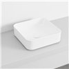 Vasque carrée à poser 40x40 cm SHUI COMFORT, céramique blanc brillant