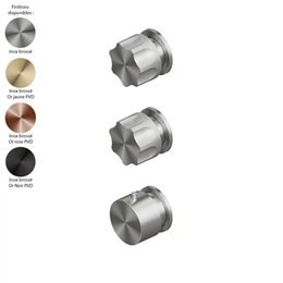 Parties externes thermostatique douche encastré inox 2 sorties (3 trous) MODO