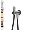 Kit douchette nettoyage cuvette WC avec robinet d'arrêt