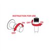 Mode fonctionnement kit douchette nettoyage cuvette WC avec robinet d'arrêt
