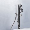 Mitigeur baignoire sur pied DIAMETRO35 Inox avec manette béton_D1