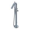 Mitigeur baignoire sur pied DIAMETRO35 Inox avec manette béton_P1