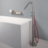 Mitigeur baignoire sur pied DIAMETRO35 Inox avec manette béton_P2