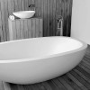 Mitigeur baignoire au sol PURE, inox brossé_A1
