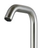 Bec à poser pour lavabo design 40mm en inox brossé, hauteur 15 cm_D1