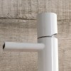 Mitigeur lavabo cascade 13 cm, design NANOTECH, blanc_D2