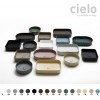 Bonde lavabo clic-clac, corps noir mat, clapet céramique de Ceramica Cielo_COLORIS