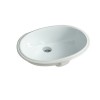 Vasque ovale sous-plan DIANA 57x40 cm, céramique blanc brillant_P1